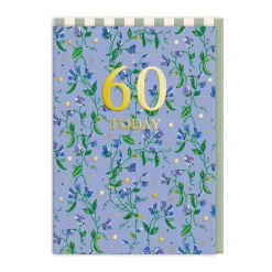 Cath Kidston Birthday Cards*60 Sweet Peas Birthday Card