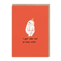 makingshit Birthday Cards*1 Year Old 10 Times Hotter Birthday Card | Ohh Deer
