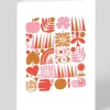 Lisa Congdon Birthday|Thank You*Abstract Grid Greeting Card | Ohh Deer