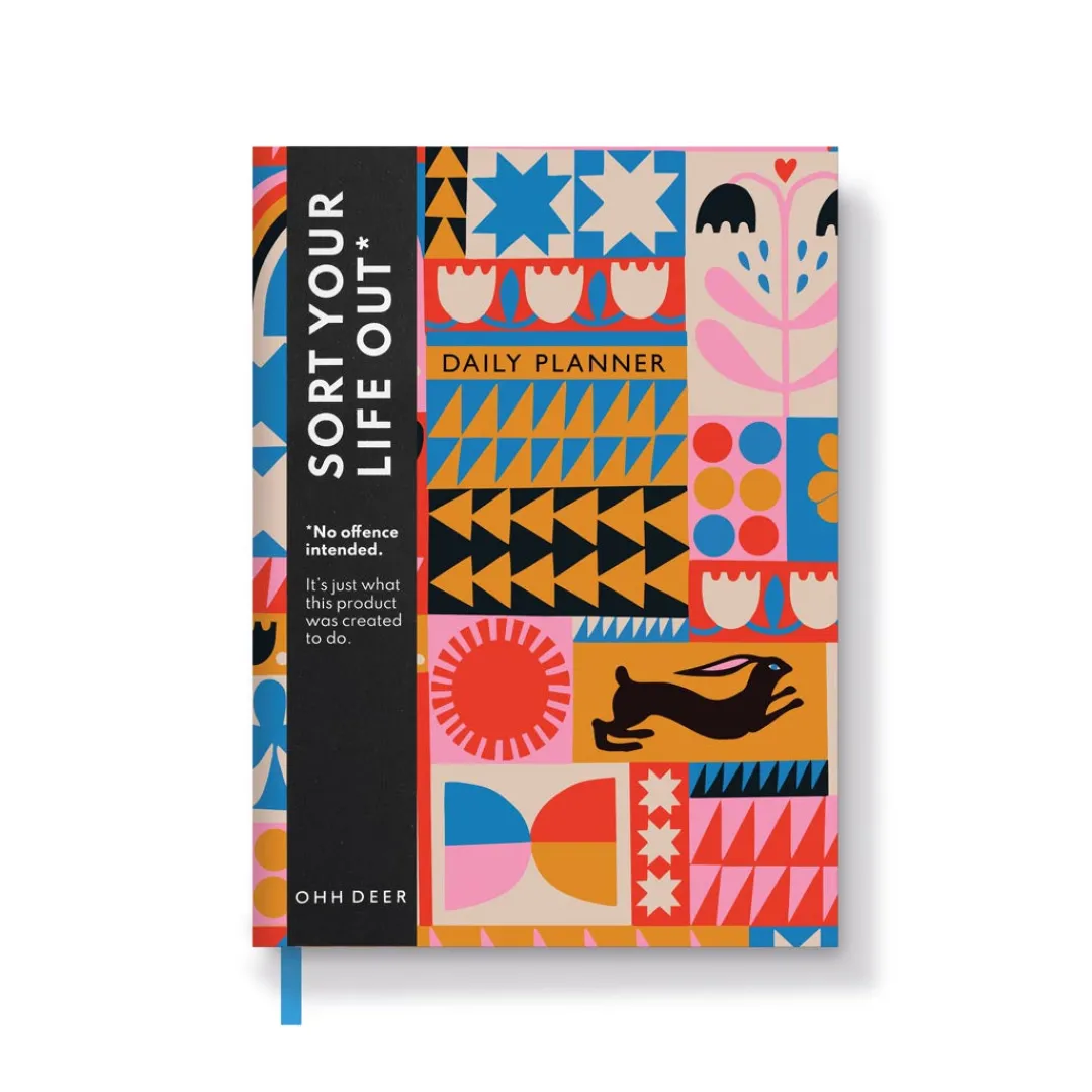 Ohh Deer Daily Planners|Stationery Gifts*Abstract Patchwork Daily Planner | Journal |