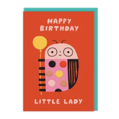 Suzy Ultman Birthday Cards*Adorable Little Lady Birthday Card 🎈 | Ohh Deer