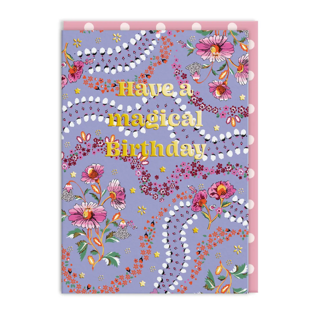 Cath Kidston Birthday Cards*Affinity Flowers Magical Birthday Card