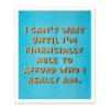 Ohh Deer Prints*Afford Who I Really Am Riso Print (12x10)