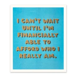 Ohh Deer Prints*Afford Who I Really Am Riso Print (12x10)