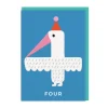 Suzy Ultman Birthday Cards*Age 4 Tropical Bird Birthday Card