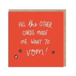 Charlotte Banks Anniversary|Valentine's Day Cards*All the Other Cards Made Me Want to Vom! Greeting Card