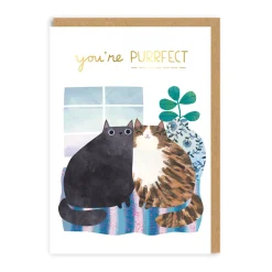 Angela Rozelaar Anniversary|Valentine's Day Cards*Anniversary Cats Greeting Card | Ohh Deer