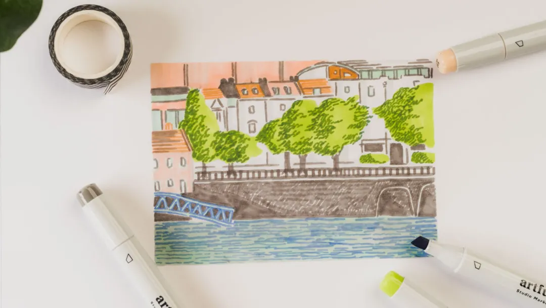Artful For Him|For Her*: Art School in a Box - Studio Markers Edition by Ohh Deer