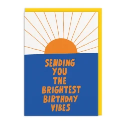 Ashkahn Birthday Cards*'s Brightest Vibes Birthday Card 🌅 | Ohh Deer