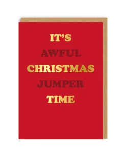 Ohh Deer Christmas Cards*Awful Christmas Jumper Time Christmas Card |