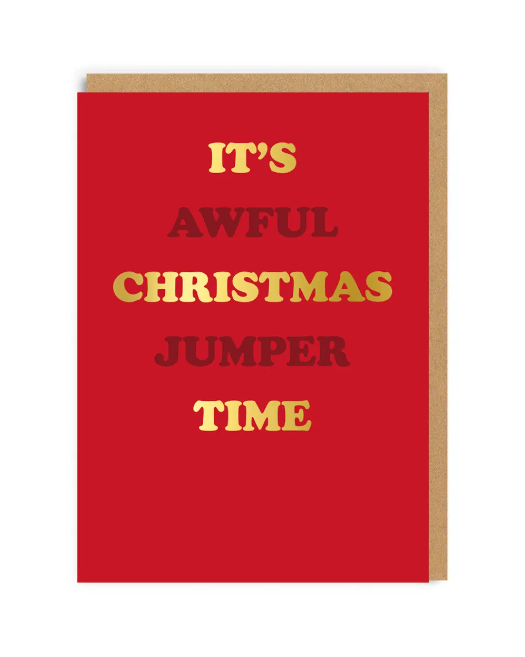 Ohh Deer Christmas Cards*Awful Christmas Jumper Time Christmas Card |