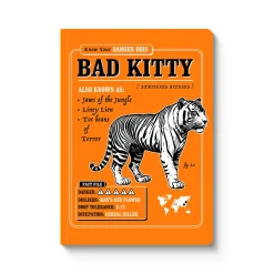 Danger Bois Notebooks Under £10|Stationery Gifts*Bad Kitty A5 Paperback Notebook