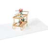 UWP Luxe Pop Up & 3d Cards*Bar Cart 3D Pop Up Greeting Card | Ohh Deer