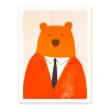 Ohh Deer Prints*Bear in Suit Riso Print (8x6)