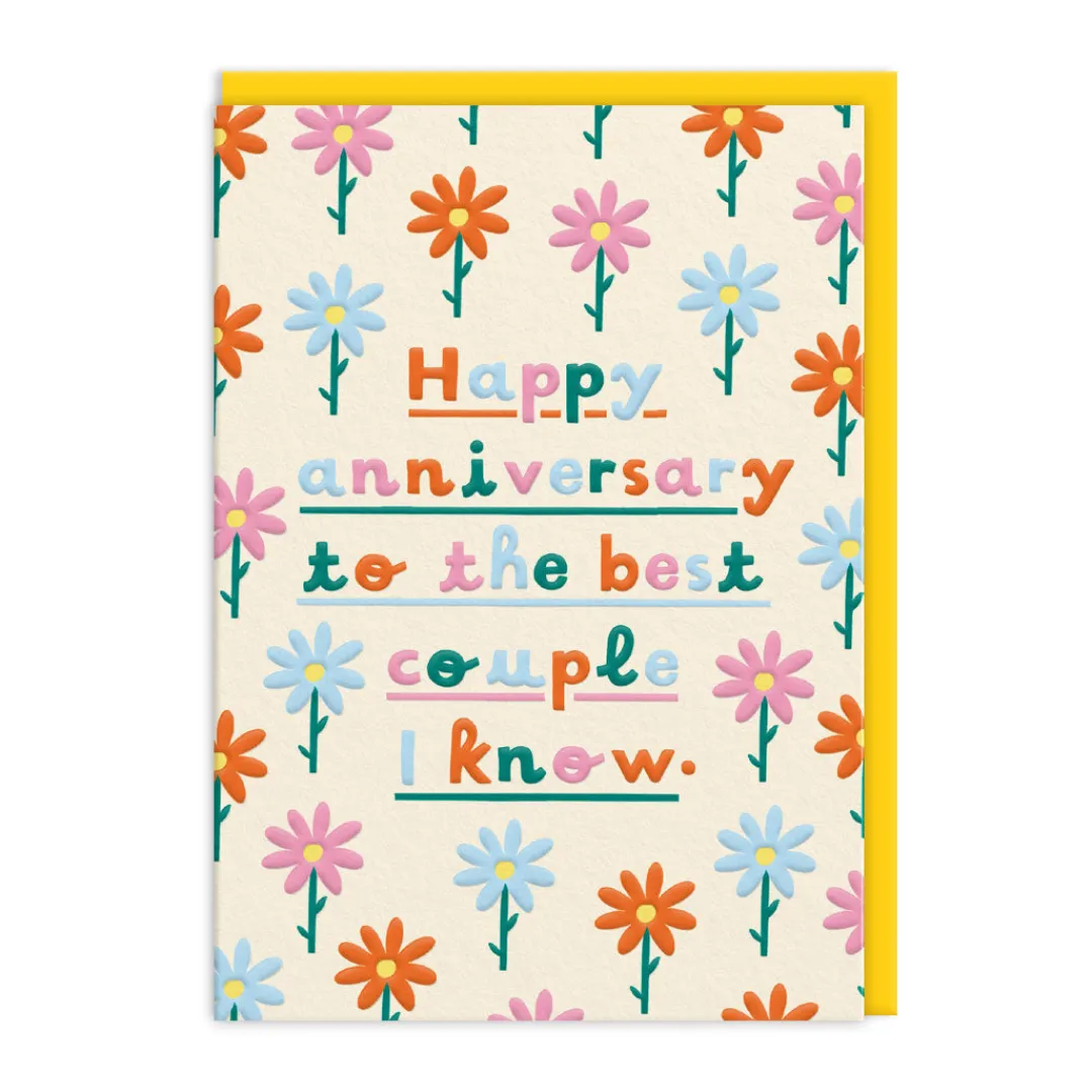 Mélanie Johnsson Anniversary*Best Couple Anniversary Card