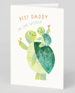 Ohh Deer Father's Day|Birthday*Best Daddy Turtles Greeting Card |