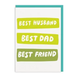 And Here We Are Anniversary|Father's Day Cards*Best Husband, Dad, Friend Greeting Card