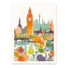 Ohh Deer Prints*Big Ben Neon Riso Print (8x6)