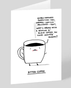 Gemma Correll Birthday|Birthday Cards*Bitter Coffee Greeting Card | Ohh Deer