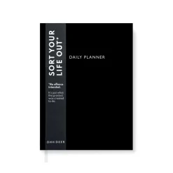 Ohh Deer Daily Planners|Stationery Gifts*Black Daily Planner | Journal |