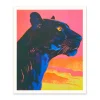Ohh Deer Prints*Black Panther Riso Print (12x10)