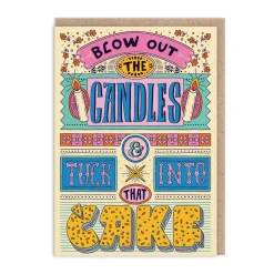 Frieda Ruh Birthday Cards*Blow Out The Candles Birthday Card