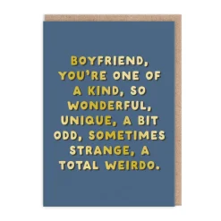 Ohh Deer Anniversary|Valentine's Day Cards*Boyfriend - One Of A Kind Greeting Card