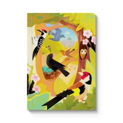 Natasha Durley Notebooks Under £10|Stationery Gifts*British Birds A6 Paperback Notebook