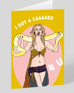 Party Mountain Paper Co. Birthday|Birthday Cards*Britney Got A Card 4 U Greeting Card | Ohh Deer