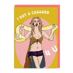 Party Mountain Paper Co. Birthday Cards*Britney I Got A Card 4 U Greeting Card | Ohh Deer