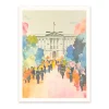 Ohh Deer Prints*Buckingham Palace Riso Print (8x6)