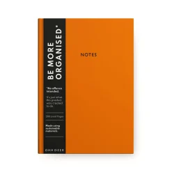 Ohh Deer Premium Notebooks|Stationery Gifts*Burnt Orange Linen Notebook 📓🧡 |