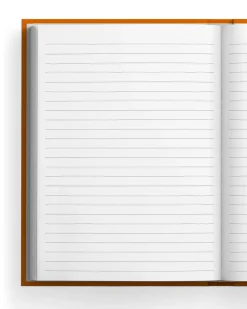 Ohh Deer Premium Notebooks|Stationery Gifts*Burnt Orange Linen Notebook 📓🧡 |