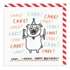 Gemma Correll Birthday Cards*Cake! Cake! Cake! Square Birthday Card | | Ohh Deer