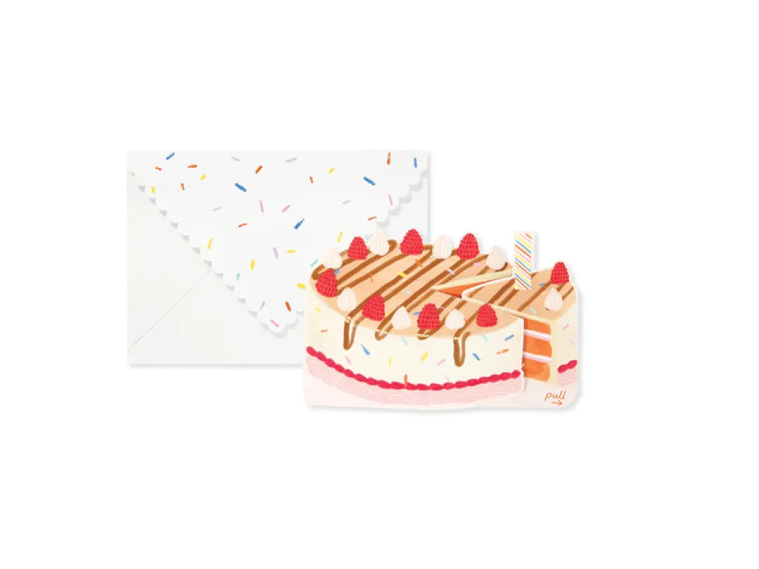 UWP Luxe Pop Up & 3d Cards*Cake 3D Pop Up Greeting Card | Ohh Deer