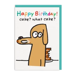 Branddave Birthday Cards*Cake? What Cake? Birthday Card