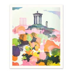 Ohh Deer Prints*Calton Hill Riso Print (12x10)