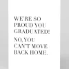 Huckleberry Letterpress Co. Congratulations*Can't Move Back Home Graduation Card | Ohh Deer