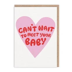 Banquet New Arrival*Can't Wait To Meet Your Baby Greeting Card