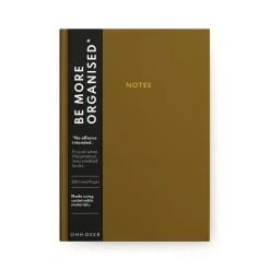 Ohh Deer Premium Notebooks|Stationery Gifts*Capture Your Thoughts: Khaki Linen Notebook📓 |