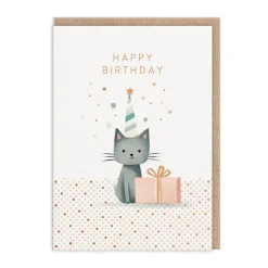 Ohh Deer Birthday Cards*Cat Happy Birthday Card