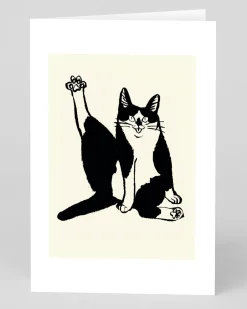 XIAOXIONG Birthday|Thank You*Cat Pose Greeting Card | Ohh Deer