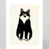 XIAOXIONG Birthday|Thank You*Cat Stare Greeting Card | Ohh Deer