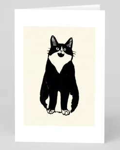 XIAOXIONG Birthday|Thank You*Cat Stare Greeting Card | Ohh Deer