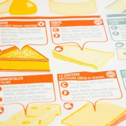 Stuart Gardiner Design For Him|Under £20*Cheeses of the World Tea Towel - Cheese Lover Gift | Ohh Deer