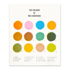 Ohh Deer Prints*Colours of Wes Anderson Riso Print (12x10)