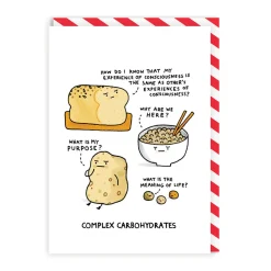 Gemma Correll Mother's Day Cards|Father's Day Cards*Complex Carbohydrates Greeting Card