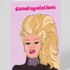 Party Mountain Paper Co. Congratulations*Con-dragulations Ru Paul Greeting Card | Ohh Deer