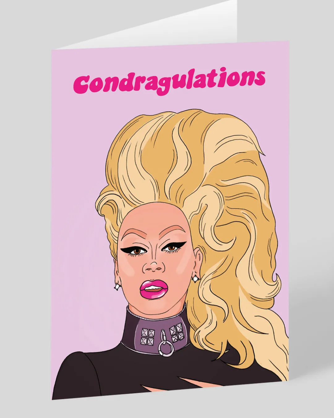 Party Mountain Paper Co. Congratulations*Con-dragulations Ru Paul Greeting Card | Ohh Deer