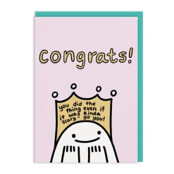 Beth Evans Congratulations*Congrats Crown Greeting Card